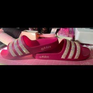 Custom Adidas Slides Size 6